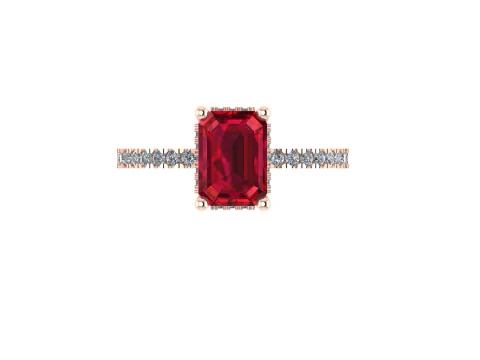 Women diamond ring 3d render 3D Print Model