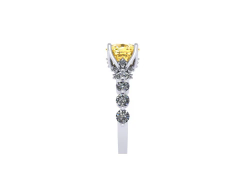Women diamond ring 3d render 3D Print Model