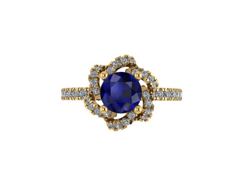 Women diamond ring 3d render 3D Print Model