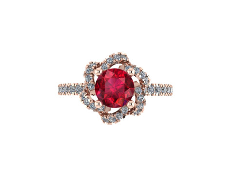 Women diamond ring 3d render 3D Print Model