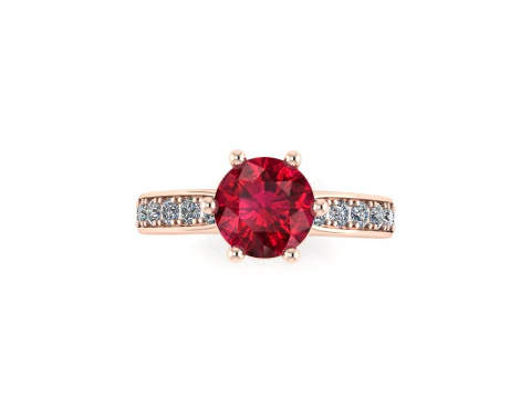 Women diamond ring 3d render 3D Print Model