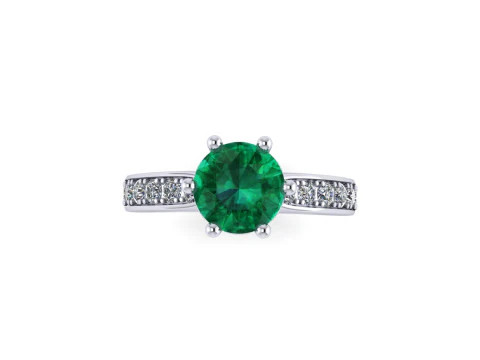 Women diamond ring 3d render 3D Print Model