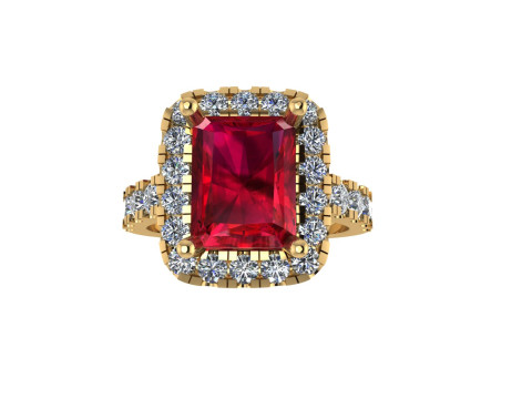 Women diamond ring 3d render 3D 打印模型