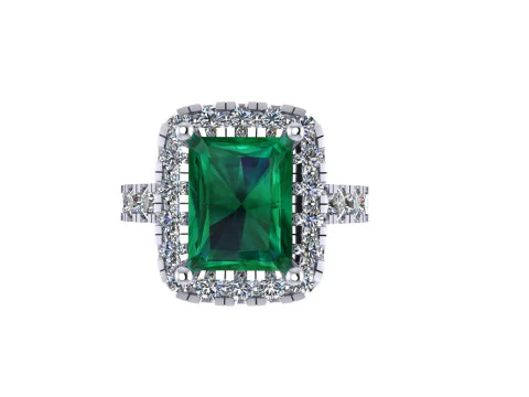 Women diamond ring 3d render 3D Print Model