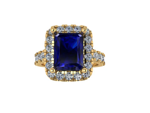 Women diamond ring 3d render 3D Print Model