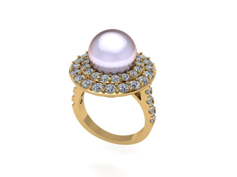 Women diamond ring 3d render 3Dプリントモデル