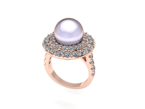 Women diamond ring 3d render 3Dプリントモデル