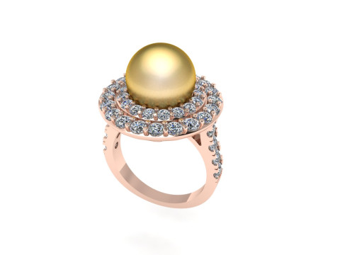 Women diamond ring 3d render 3Dプリントモデル