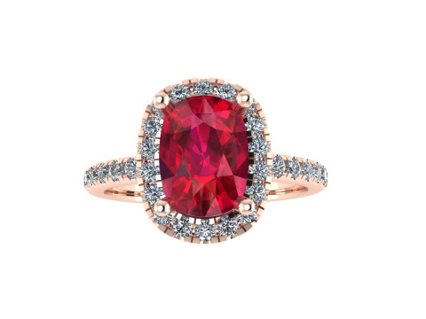 Women diamond ring 3d render 3D Print Model