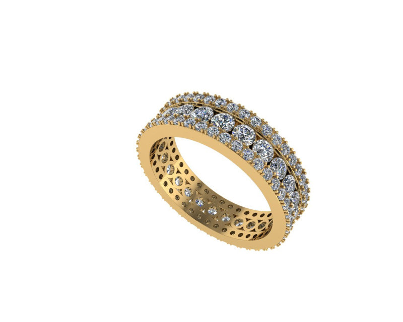 Women diamond ring 3d render 3D Print Model .c4d .max .obj .3ds .fbx .stl .blend