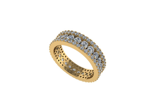 Women diamond ring 3d render 3Dプリントモデル