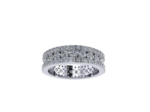 Women diamond ring 3d render 3D Print Model