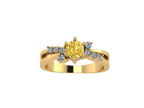 Women diamond ring 3d render 3D Print Model
