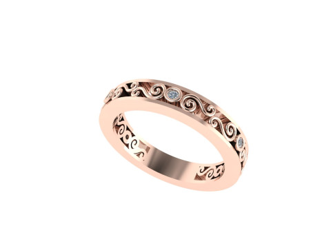 Women diamond ring 3d render 3D 프린트 모델
