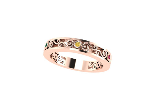 Women diamond ring 3d render 3D 프린트 모델