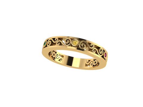 Women diamond ring 3d render 3D 프린트 모델