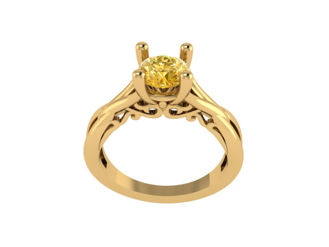 Women diamond ring 3d render 3D Baskı Modeli