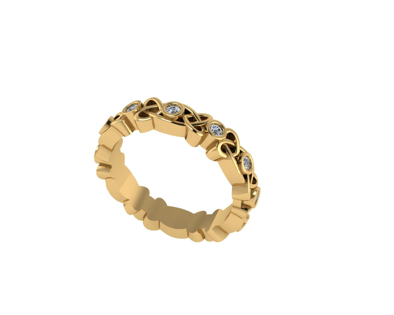 Women diamond ring 3d render 3D Print Model .c4d .max .obj .3ds .fbx .stl .blend