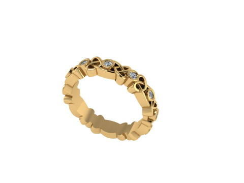 Women diamond ring 3d render 3Dプリントモデル