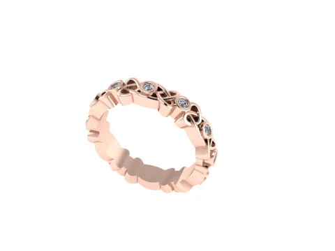 Women diamond ring 3d render 3D Print Model