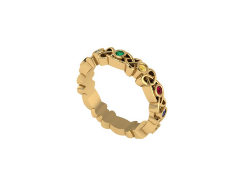 Women diamond ring 3d render 3Dプリントモデル