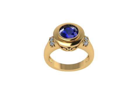 Women diamond ring 3d render 3D Print Model