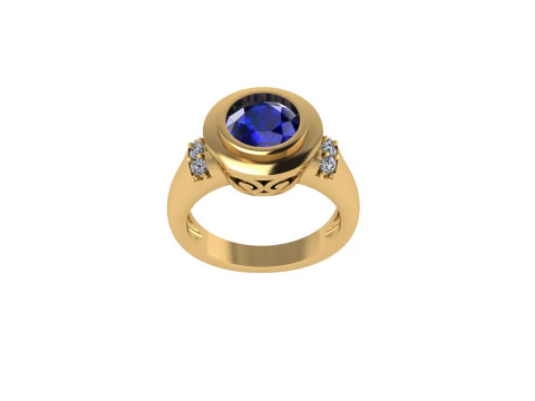 Women diamond ring 3d render 3D Print Model