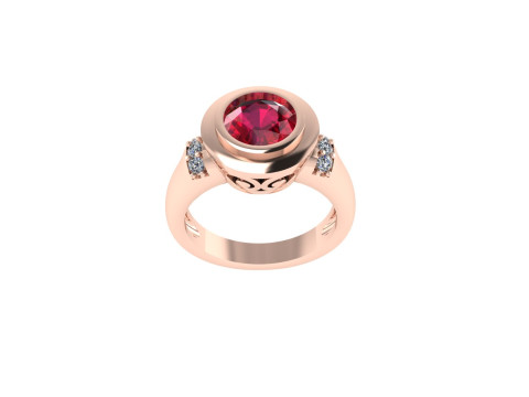 Women diamond ring 3d render 3D Print Model