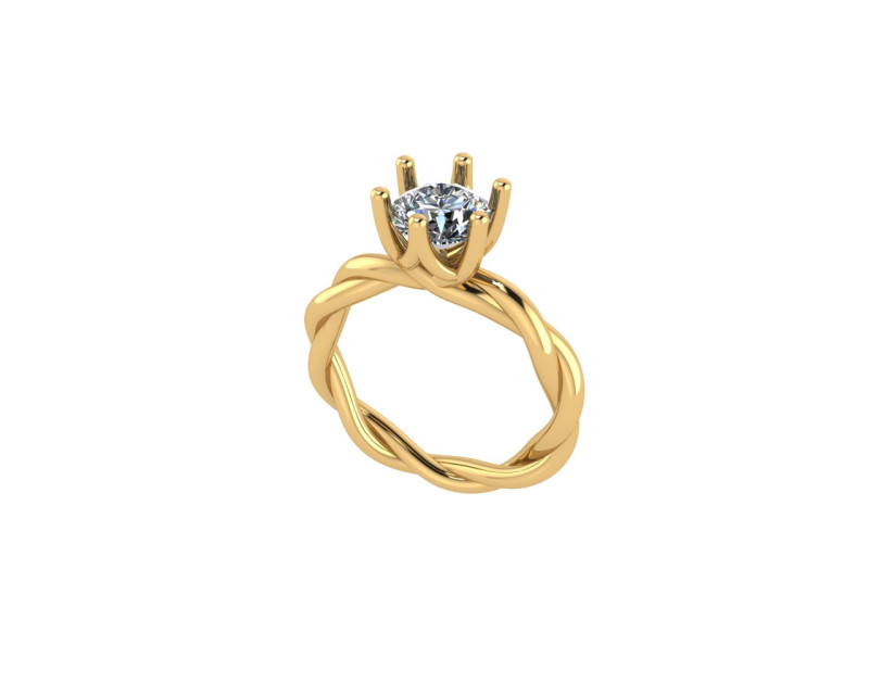 Women diamond ring 3d render 3D 프린트 모델 .c4d .max .obj .3ds .fbx .stl .blend
