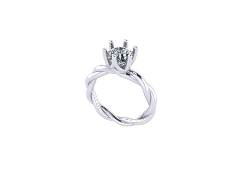 Women diamond ring 3d render 3D 프린트 모델