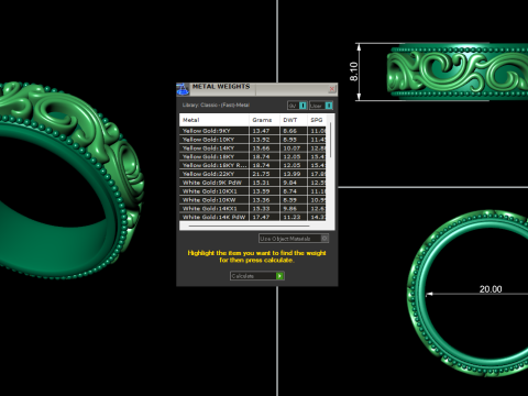 Women diamond ring 3d render 3D Print Model