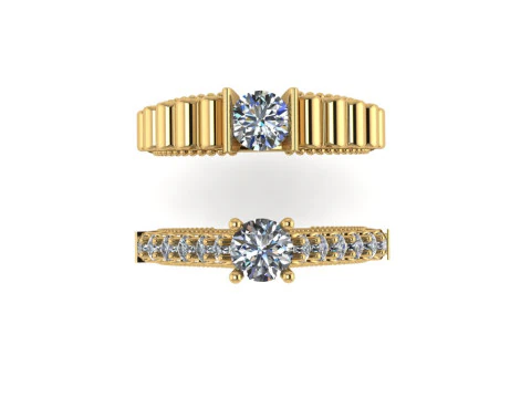 Wedding ring 3d render 3D Print Model