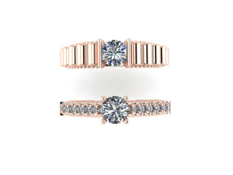 Wedding ring 3d render 3D Print Model