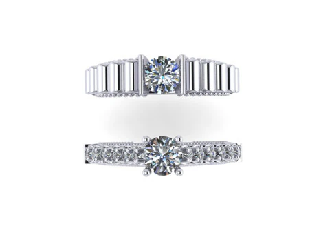 Wedding ring 3d render 3D Print Model