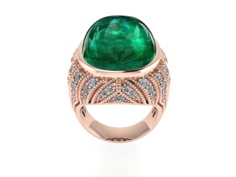 Diamond ring design 3d render 3D Print Model