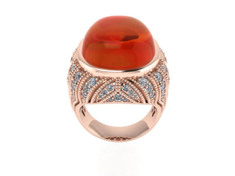Diamond ring design 3d render 3D Print Model