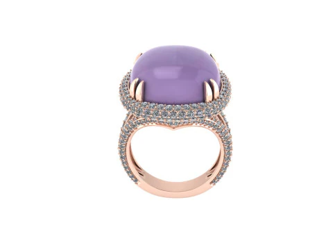 Diamond ring design 3d render 3D Print Model
