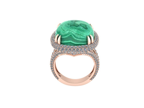 Diamond ring design 3d render 3Dプリントモデル