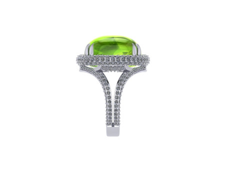 Diamond ring design 3d render 3Dプリントモデル