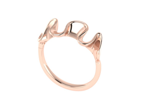Diamond ring design 3d render 3D Print Model