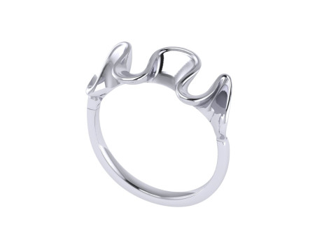 Diamond ring design 3d render 3D Print Model