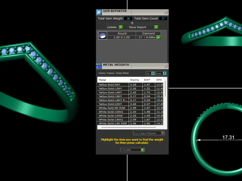 ダイヤモンド リング デザイン 3 d レンダリング 3Dプリントモデル
