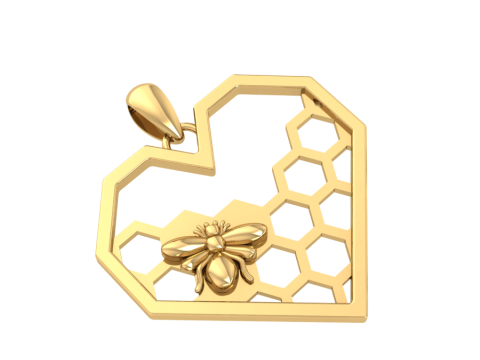 钻石吊坠 3d 渲染 3D 模型