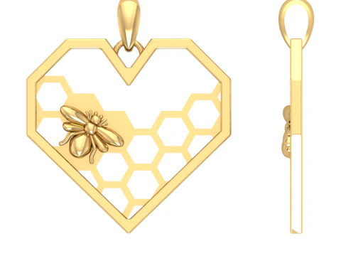 Diamond pendant 3d render 3D Model