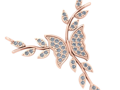 Diamond pendant 3d render 3D Model