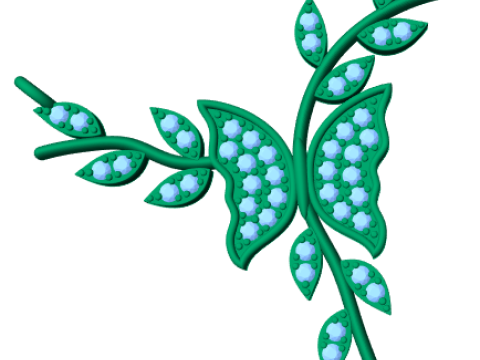 Diamond pendant 3d render 3D Model