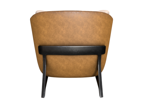 Leather Sofa Single 3D 模型