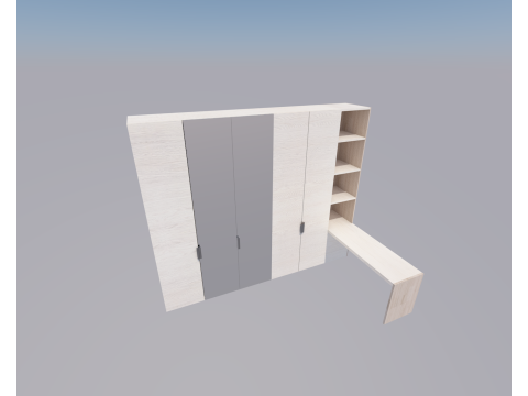 Wardrobe 3Dモデル