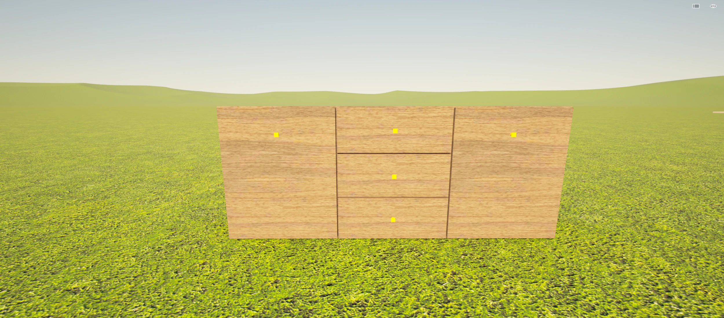 MOBILE BASSO CON ANTE E CASSETTI 3D Model .c4d .max .obj .3ds .fbx .stl .blend 