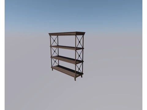 ARMADIO TUTTA PARETE CLASSICO Modello 3D